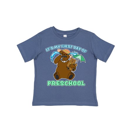 

Inktastic It s My 1st Day of Preschool with Cute Bear Family Gift Toddler Boy or Toddler Girl T-Shirt