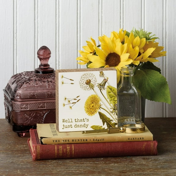 Well That's Just Dandy Wooden Block Sign | 4" Square