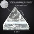 thumbnail image 3 of Clear Quartz Crystal Pyramid 1" Inch, 3 of 6
