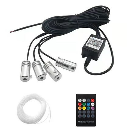 

LED RGB Light Strip Kit for Car Interior 360 Degree Adjustable Car Rope Strip Light Low Power Cold Light Atmosphere Light