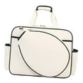 thumbnail image 1 of koolsoo Sac à Main de Badminton Tennis Rangement pour Raquette de Pickleball Grand Porte-Raquette Séché et Beige Blanc, 1 of 9