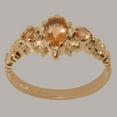 thumbnail image 3 of LBG British Made 10k Rose Gold Natural Citrine Womens Statement Ring - 33 size options - Size 6.75, 3 of 9