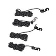 thumbnail image 3 of 4Pcs Reflective Tent Ropes, 9.8ft Adjustable Windproof Nylon Tie Down Cords for Camping Canopy Tarp Outdoor Gear, 3 of 7