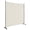 White, variant on SUGIFT 6 Feet Single Panel Rolling Room Divider, Freestanding Opaque Privacy Screen on 4 Lockable Wheels, Wear Resistant Partition for Home Office Bedroom Living Room, White