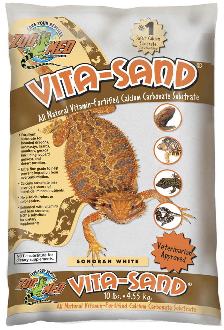 10-Pound Carib Sea SCS00719 4-Pack Reptiles Calcium Substrate Sand Desert Plum 