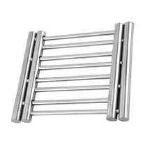 STRANDCHIC Pot Pad Stainless Steel Brown Hotel Kitchen Trivets 1Set 9X7.9X0.8In