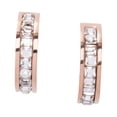thumbnail image 3 of Aretes Mujer LuckyLy con Zirconia Cúbica Modelo Dara rosa UNITALLA, 3 of 8