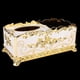 thumbnail image 5 of Soporte para caja de pañuelos, caja de pañuelos de metal exquisita europea, caja de pañuelos para la cara, compacta y ligera, 5 of 8