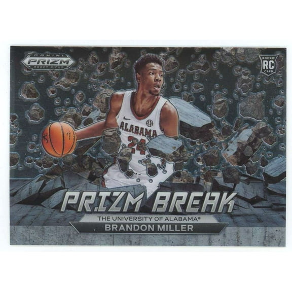 NBA 2023 Panini Prizm Draft Picks Prizm Break Brandon Miller #8 (Rookie)