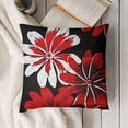 thumbnail image 3 of SHANXI Throw Pillow Covers Black Daisy Flower Floral Art Print Square Pillowcase for Home Decor Sofa Car Bedroom Pillow case 18x18in, 3 of 5