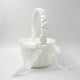 thumbnail image 5 of Bewildely Cesta de boda Bowknot Soporte de flores Almacenamiento Colgante Adorno Contenedor de perlas Decoración para la ceremonia de Kits de decoración para fiestas, 5 of 6