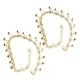 thumbnail image 2 of Tobilleras con campanas elegantes para mujer, joyería de tobillo ajustable, tobilleras con campanas para playa y verano, decoración con sonido encantador, 2 uds., 2 of 5