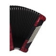 thumbnail image 3 of Hohner Bravo III 96 Accordion With Black Bellows Red, 3 of 6