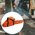 thumbnail image 6 of FashionCha Chainsaw Carry Case Chainsaw Carrying Bag Dustproof Protective Convenient Zipper Orange, 6 of 9