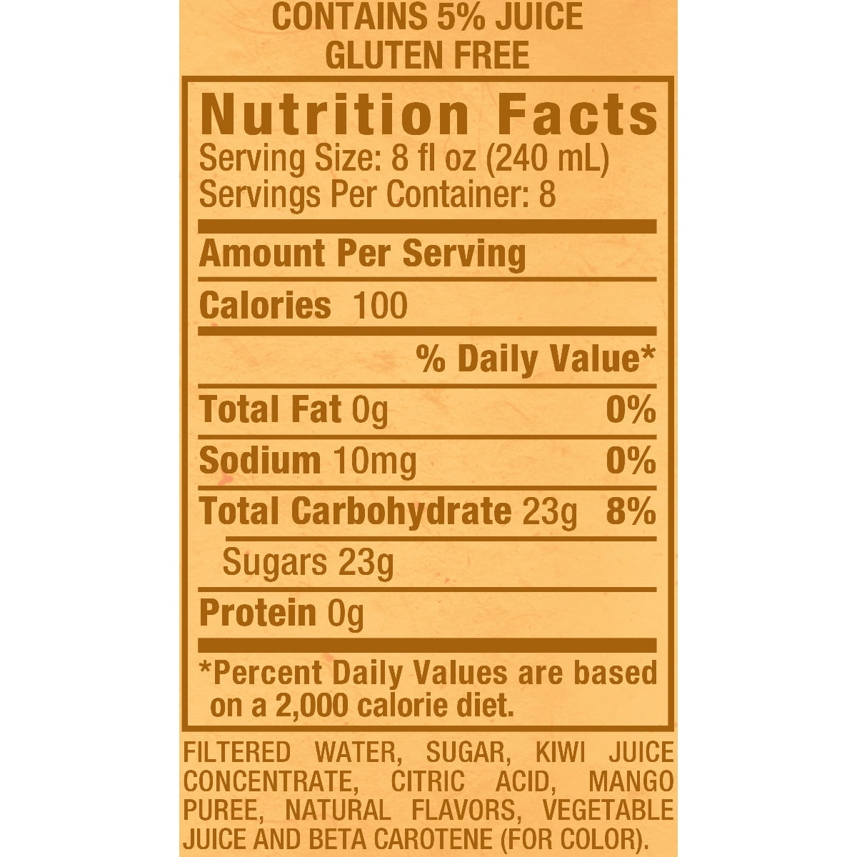 Snapple Nutritional Information Nutrition Ftempo Snapple Nutritional Information Nutrition Ftempo