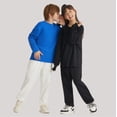 thumbnail image 6 of Ruyang Kids Boys Long Sleeve Shirts Winter Cotton Thermal Basic Layer Top Plain Crewneck Soft Athletic T-shirts, 6 of 8