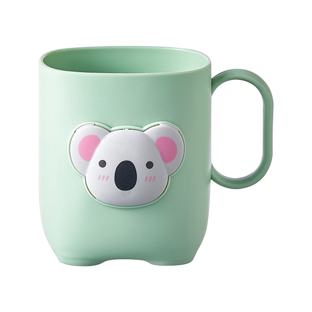 Children'S Travel Mouthwash Cup | Portable Toothbrush and Rinsing Cup | Handle Design for Easy Grip | Small Plastic Cup for Brushing | Home and Travel Use