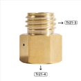 thumbnail image 2 of 2X Adaptador Convertidor de Gas CO2 de Soda para Tanque Quooker Cube con Salida de Cobre y Rosca Hembra Tr21-4 de A Macho Tr21-3, 2 of 5