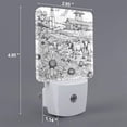 thumbnail image 2 of Fotbe Veilleuse Rétroéclairée à LED Motif Scène de Ferme de Campagne avec Capteur de Mouvement & Capteur Crépuscule à l'Aube Veilleuse Écoénergétique, Veilleuse de Chambre-UK, 2 of 7