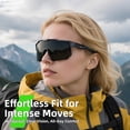 thumbnail image 2 of Polarized Sports Sunglasses for Men and Women, Big Frame TR90 Flexible Frame with UV Protection for Cycling, Running and Hiking, 2 of 6