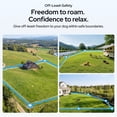 thumbnail image 4 of SATELLAI Wireless Dog Fence & GPS Dog Collar with AI Health Insights, Two-Way Audio, Precise Tracking, 3-Day Battery Life, IP68 Waterproof, Red, 4 of 10
