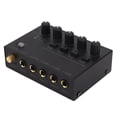 thumbnail image 3 of 4 Channel Headphone Amplifier, Metal Shell High Sound Quality Independent Volume  Channel Audio Mixer  for Home US Plug, 3 of 7