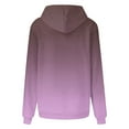 thumbnail image 2 of Womens Hoodies Plus Size Fashion Gradient Printed Hooded Sweatshirts Fall Winter Long Sleeved Pullover Tops Casual Loose Hoody Jacket Outwears with Pocket, 2 of 4