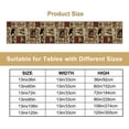 thumbnail image 2 of Rustic Country Bear Table Runner,Patchwork Cabin Wild Animals Hunting Table Cloth for Home Kitchen Dining Table Decoration Party 13x90in, 2 of 6