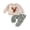 Khaki, variant on BemeyourBBs Baby Boy Fall Outfit Elk Print Sweatshirt and Elastic Camouflage Pants