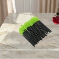 thumbnail image 4 of Unique Bargains 50 Pcs Convenient Silicone Eyelash Brush for Bathroom Black Dark Green Plastic Silicone, 4 of 5