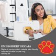 thumbnail image 2 of Toyvian Red Embroidered Dog Paw Patches for Clothes Jackets Bags Decor Premium Cloth, 2 of 5