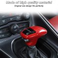 thumbnail image 4 of CheroCar Gear Shift Knob Trim Accessories for Dodge Challenger Charger 2015-2020 Red, 4 of 7