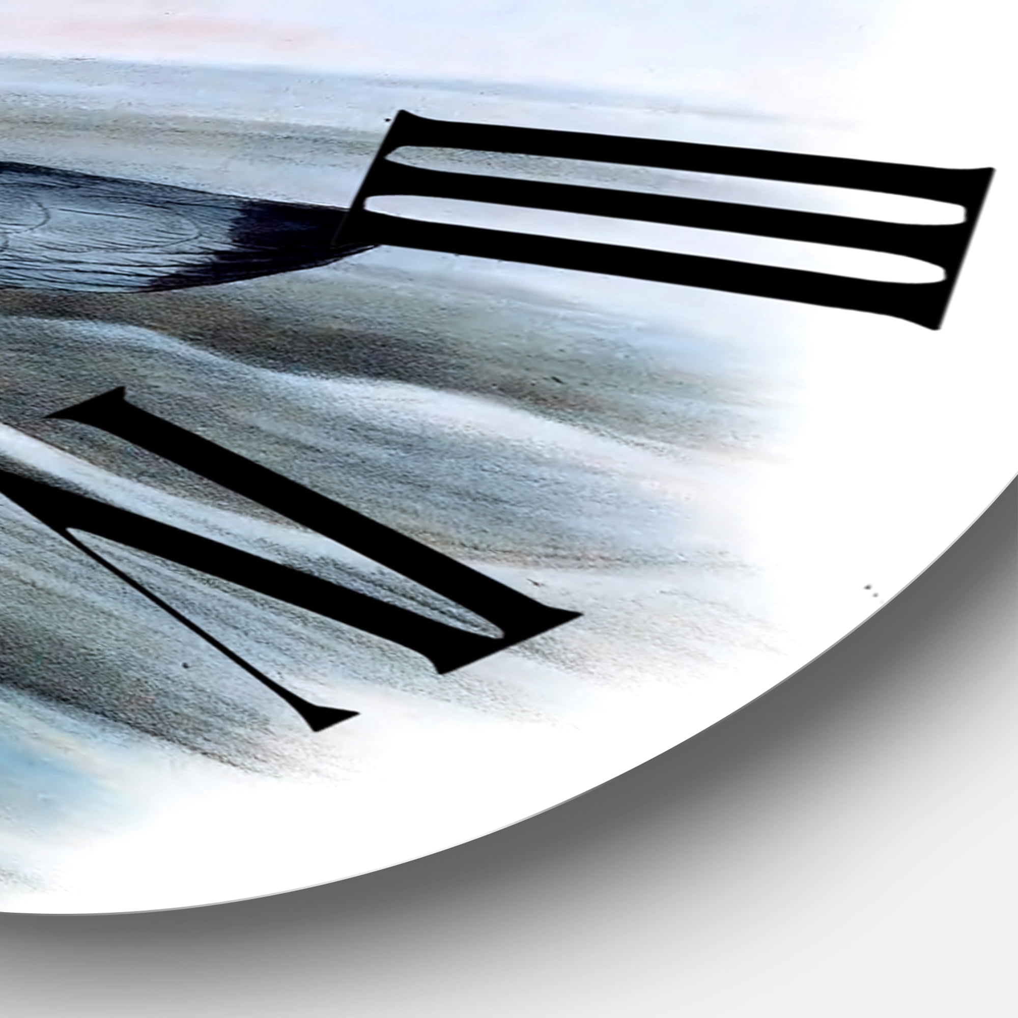 Designart 1 in Quartz Traditional Wall Clock