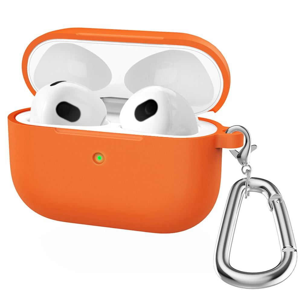 Compatible with AirPods 3 Case Cover for Airpods 3rd Generation Charging  Case Silicone Protective Accessories Skin with Keychain Orange - Walmart.com