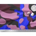 thumbnail image 3 of Soimoi Modal Satin Fabric Two Tone With White Camouflage Decor Fabric Printed Yard 42 Inch Wide, 3 of 3