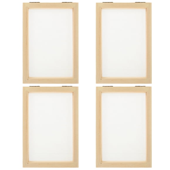 4 marcos para hacer papel, marcos de madera para hacer papel, marcos de madera para hacer papel.