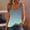 Green, variant on QUINDOS Tank Tops for Women under $5 Basic Summer Black Gradient Color Sleeveless V-neck Tops Camisoles for Women Plus Size