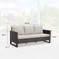 thumbnail image 5 of POCASSY 68.5" Wide Outdoor Rectangle Patio Sofa with Cushions, 5 of 7