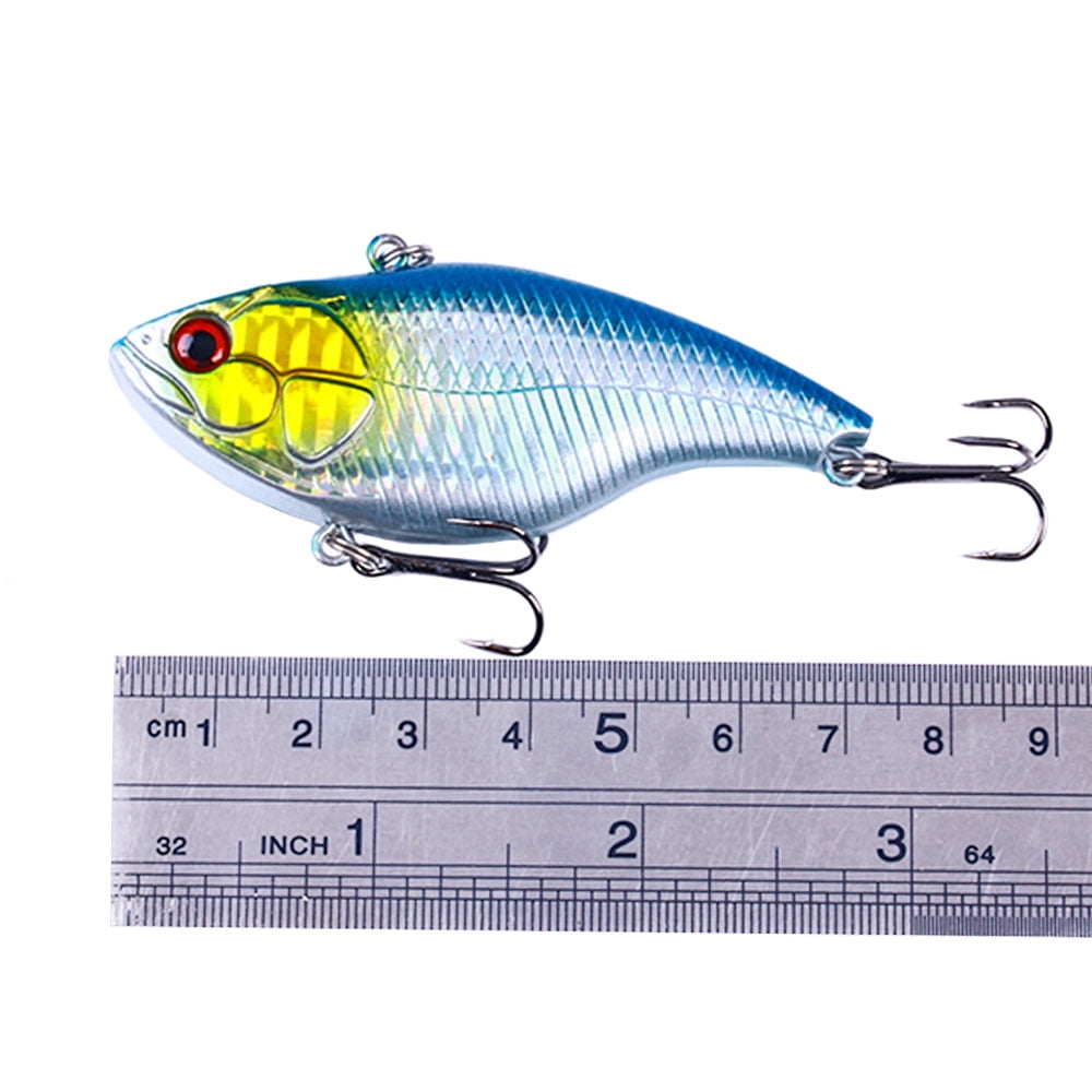 HENGJIA Fishing Lures, 10PCS Minnow VIB Hard Baits Lipless Crankbaits Long Casting Sinking Fishing Lures for Saltwater Freshwater Bass, Redfish, Trout, Walleye