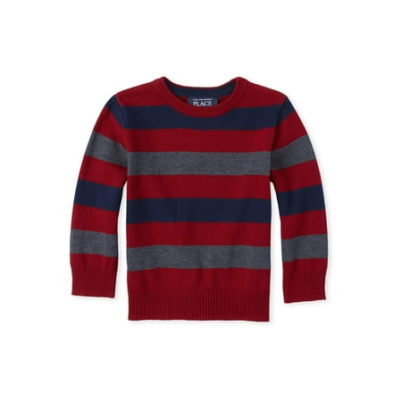 The Children's Place Toddler Boy Long Sleeve Stripe Sweater