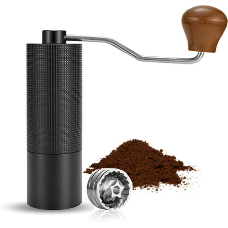 WhiteRhino Manual Coffee Bean Grinder,Burr Coffee Grinder with Adjustable Conical for Espresso
