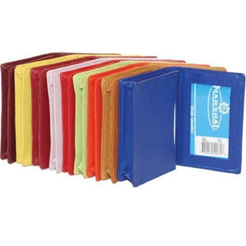 Business Card Holder Leather green