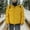 Yellow, variant on TIANZEN Men's Winter Thickened Casual Thermal Top Winter Warm Hooded Coat Leather Jacket with Zippers on Sleeves down Jacket in A Bag Men