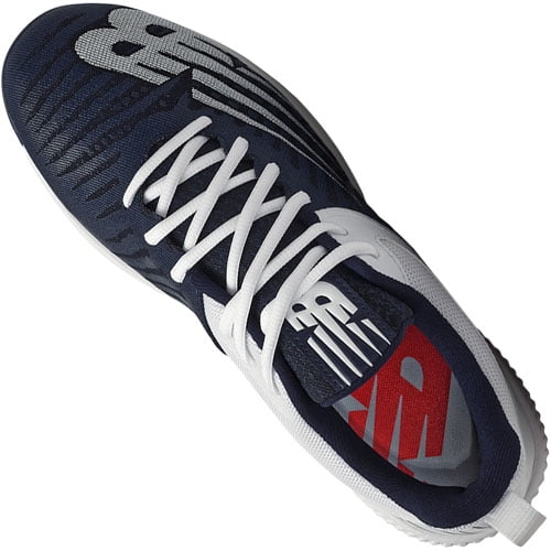New Balance Men's Fuel Cell 4040V6 Low Molded Baseball Cleats Navy/White D 14