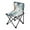 Watercolor Ink Splashes Pattern, variant on 600D Oxford Camping Chair Portable Foldable Chair Supports 220 lbs for Picnic, Fishing, Backpacking Teal and Orange Abstract Shapes