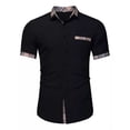 thumbnail image 1 of Camisa De Vestir Manga Corta Para Hombre Casual Casey Kevin, 1 of 8