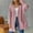Pink, variant on GUZOM Sweaters Womens Pink Oversized Cardigan - Open-Front Cotton Blend (65% Cotton/35% Polyester) with Patch Pockets, Ribbed Cuffs, Casual for Spring/Fall,Size M