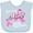 AE-Light Blue, variant on Inktastic For My Aunt Breast Cancer Awareness Boys or Girls Baby Bib