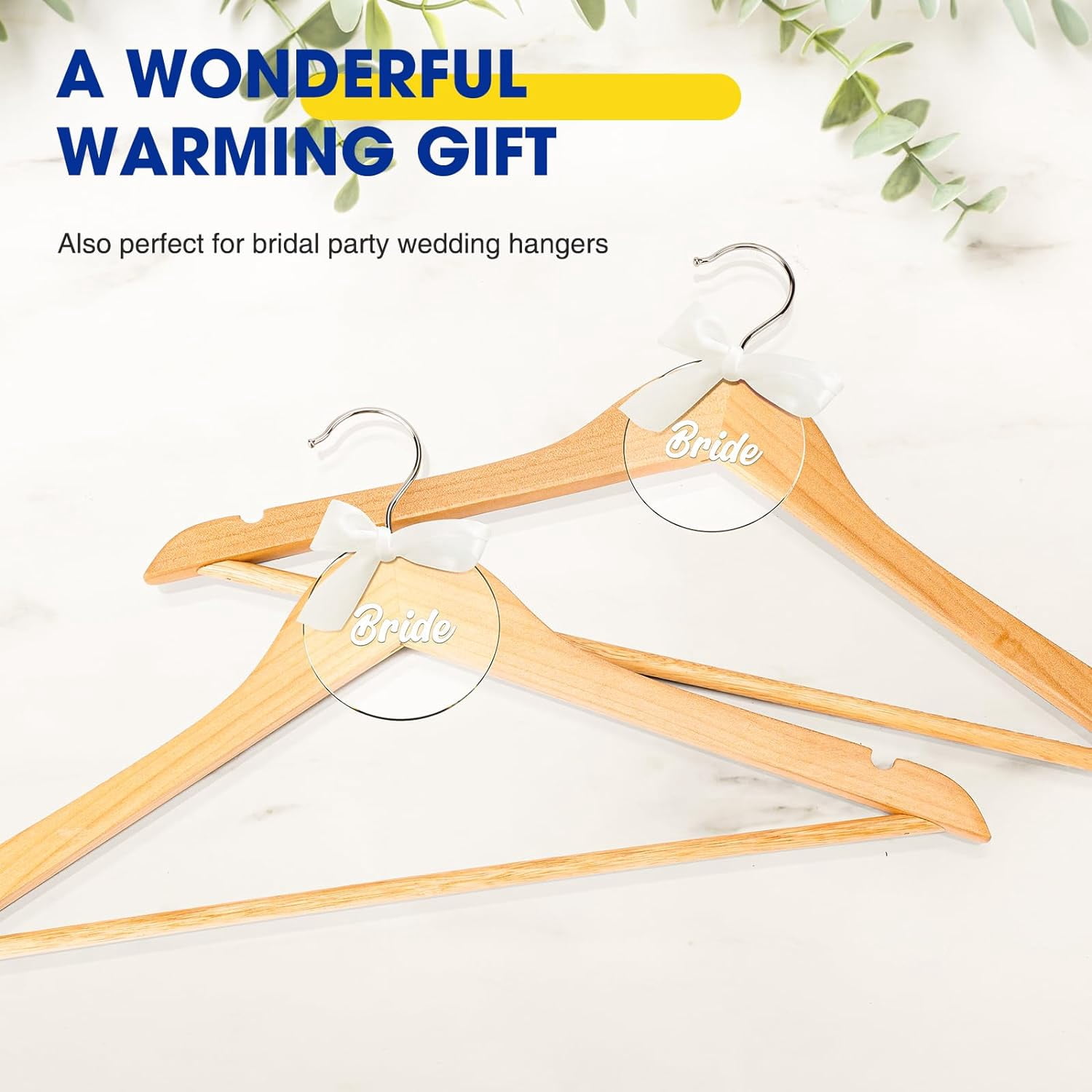 30 Pack Wooden Hangers,Wooden Clothes Hangers with Smooth Pant Bar and Shoulder Notches,Heavy Duty Hangers with 360-Degree Rotatable Hook, Coat Hangers for Coats,Shirts,Dress,Pants,Natural