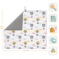 thumbnail image 3 of Easygdp Hot Air Balloon Microfiber Dish Drying Mat for Kitchen Counter,Heat Resistant Drainer Mats with Non-slip Backed,Super absorbent, 3 of 8